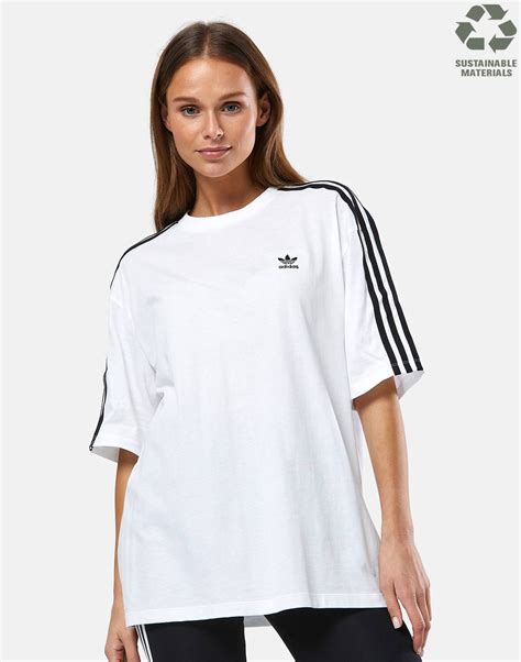 adidas shirt weiß damen|Shoppe weiße adidas T.